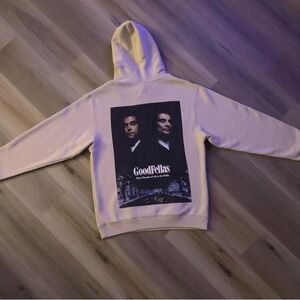 Goodfellas cream colored hoodie